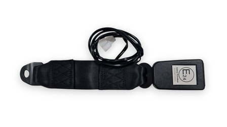 Receiver 14 with alarm cable/indicator Type:A (21mm) Seat belt receiver with E24 quality mark - alarm OFF (NO contact)