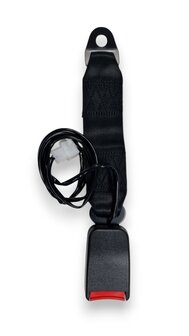 Receiver 14 with alarm cable/indicator Type:A (21mm) Seat belt receiver with E24 quality mark - alarm OFF (NO contact)