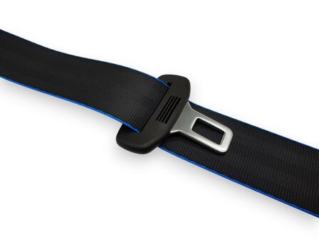 Gordelband vervangen zwart met blauwe rand