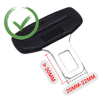 Autogordel Receiver 1 type:A (21mm) met E8 (kwaliteitskeurmerk)