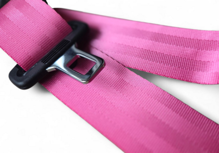 Automatische 3-puntgordel 3 meter helder roze