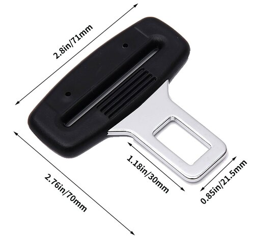 Automatische 2 puntgordel - zwart