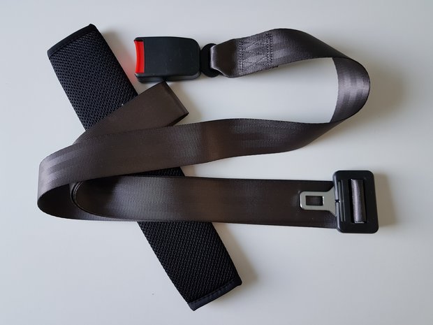  Traction belt / Fixation belt for Physiotherapy with cover (black)