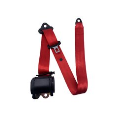 3-point Seat Belt DarkRed Type A Safetybelt / Car Seatbelt 