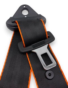3-point Seat Belt Black with orange Type A Safetybelt / Car Seatbelt 