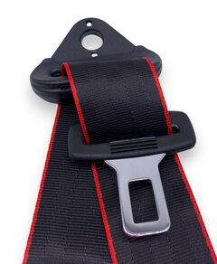 3-point Seat Belt Black with red Type A Safetybelt / Car Seatbelt 