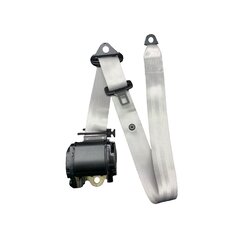 3-Point Seatbelt Light grey / Safetybelt / Length 4 meters / Mobile Home Seatbelt 4 meter