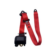 3-Point Seatbelt Red / Safetybelt / Length 4 meters / Mobile Home Seatbelt 4 meter