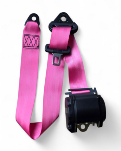 3-point Seat Belt bright pink Type A Safetybelt / Car Seatbelt 