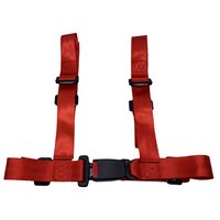      Racing belt Red - 4 point belt - 4 point belt - Sport racing belt E13