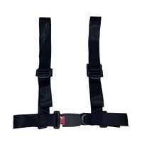 Racing belt black - 4 point belt - 4 point belt - Sport racing belt E13