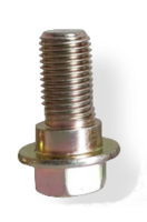 Bolt for seatbelt 7/16 8.8 (20mm screw thread) WITH STEP - set of bolt, nut and rings for seatbelt