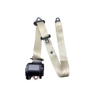 3-Point Seatbelt Beige / Safetybelt / Length 4 meters / Mobile Home Seatbelt 4 meter