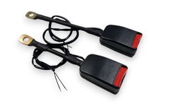 Receiver 15 with alarm cable/indicator Type:A (21mm) Seat belt receiver with E24 quality mark - alarm ON (NC connection)